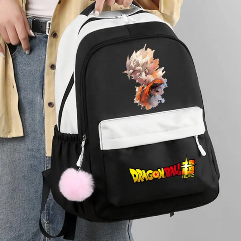 Рюкзак с аниме Драконий жемчуг для девочек и мальчиков школьный ранец учеников