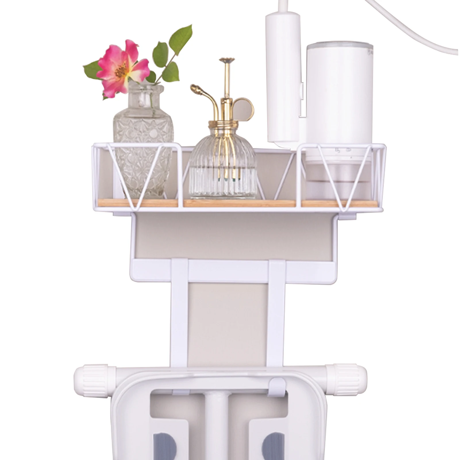 

Wall Mounted Iron Storage Rack With Basket And Hooks Laundry Room Accessories Hanging Hook Ironing Board Holder