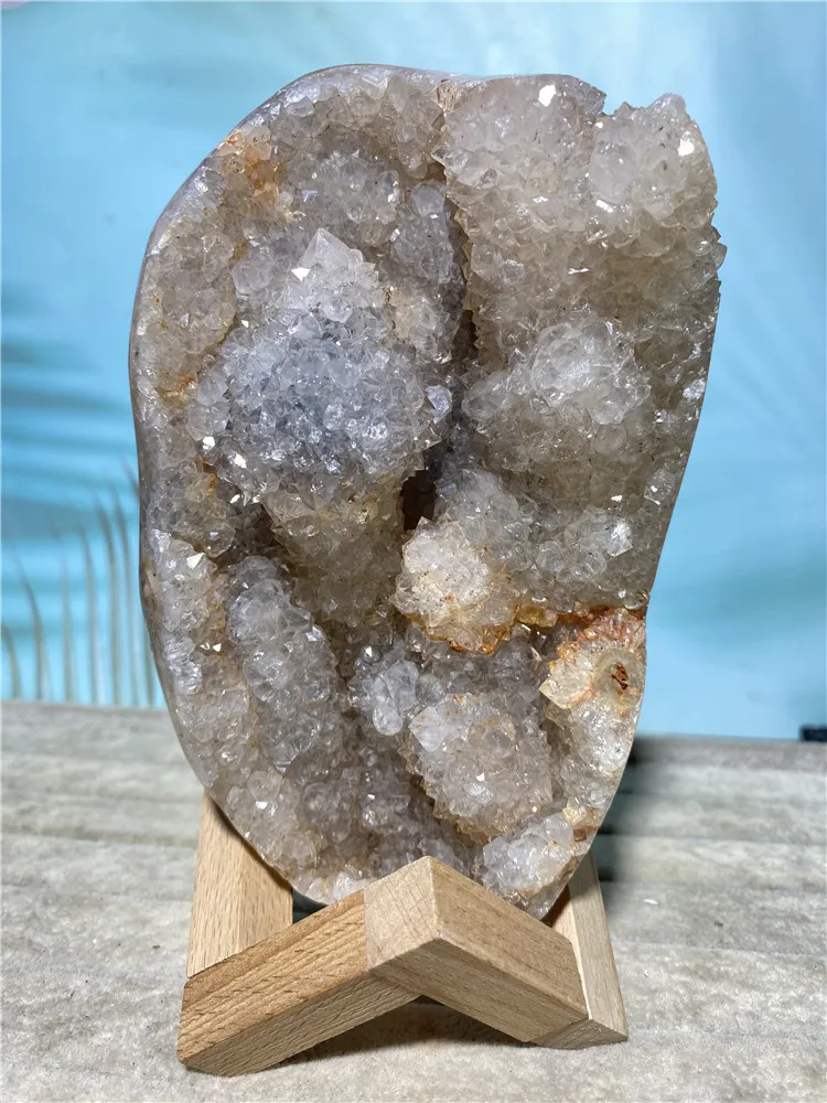 

Agate Amethyst Druzy Stone Natural Crystal Spirit Quartz Healing Geode Minerals Specimen Reiki Feng Shui Ornaments Home Decor