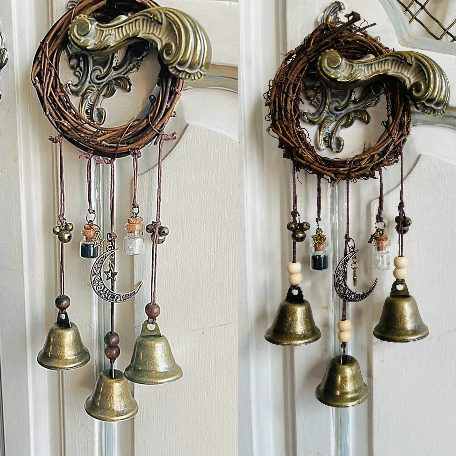 

Witch Bell Protection Door Handle Pendant Hanging Witch Bells Witchcraft Bells Supplies for Home Decor