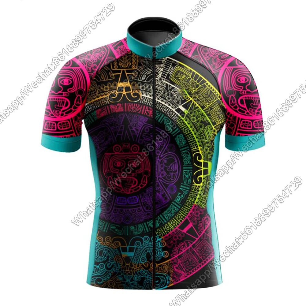 

Shirts Bike Racing Aero Short Sleeve Cycling Jersey Retro Unisex Dress Summer Bicycle Tops Wear Mexico Camisa Ciclismo Maillot