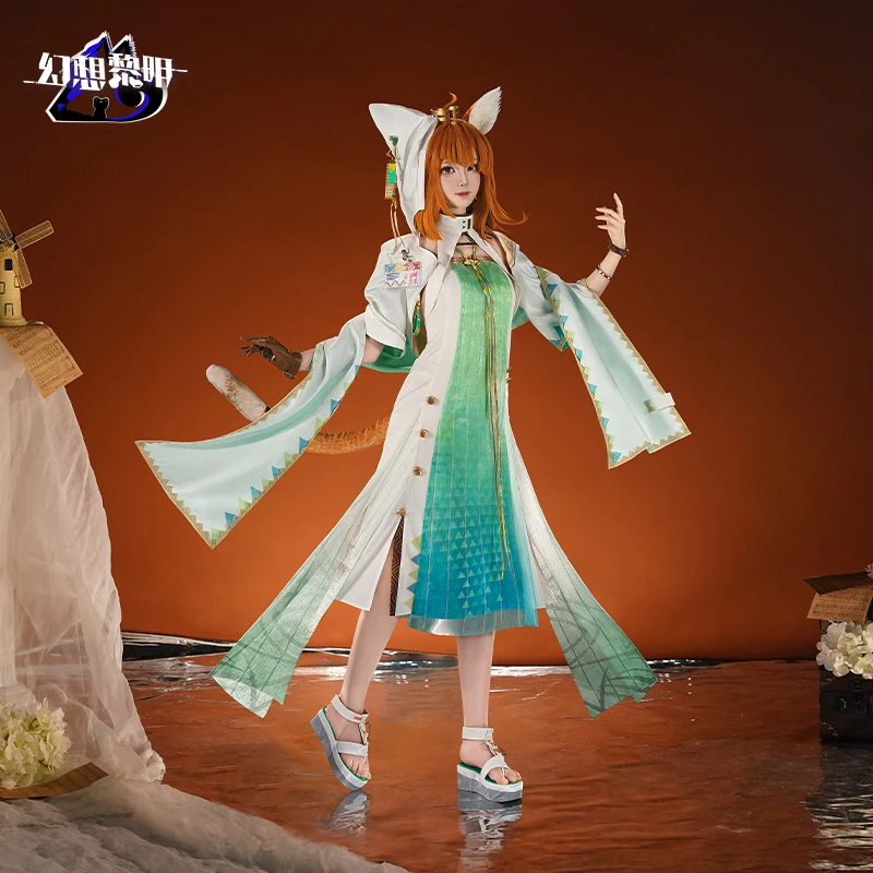 Arknights Papyrus Косплей Костюм Летний Фестиваль Игровой Прекрасное Платье Униформа