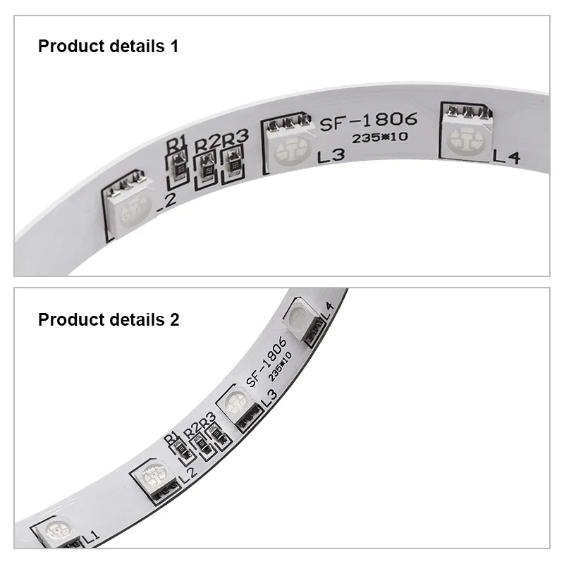 360-градусный светодиодный RGB-приложение Bluetooth Devil Demon Eyes Автомобиль Мотоцикл 2 5 3
