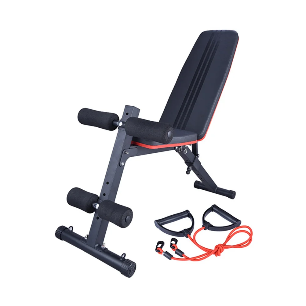 

1 Набор, универсальная весовая скамья, регулируемая скамья, складное оборудование для сидения (черная)