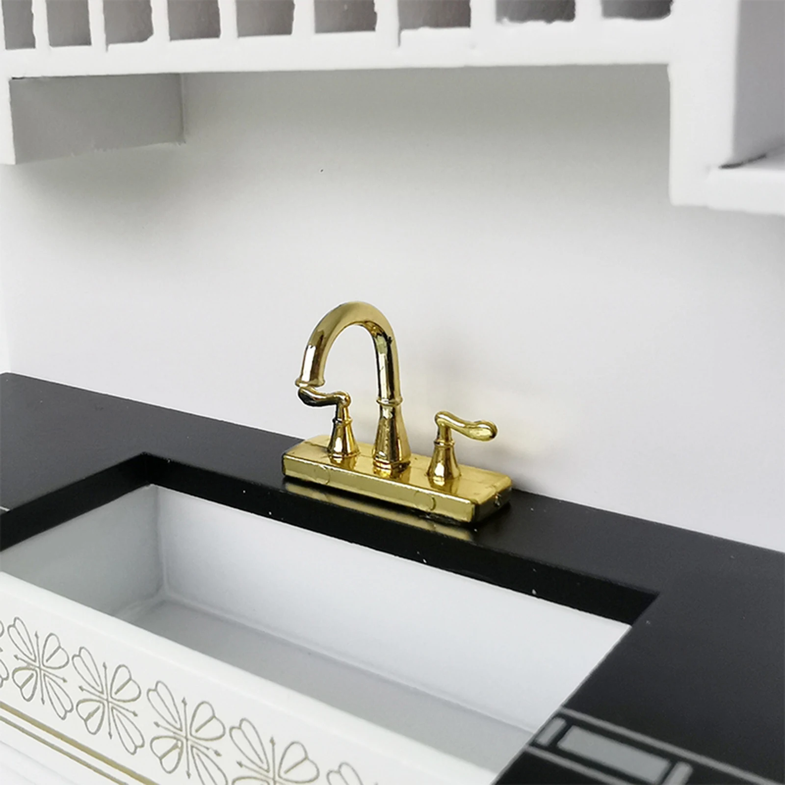 112 scale dollhouse birch wood modern kitchen cooking cabinet stove sink basin set dining room furniture miniature toys free global shipping