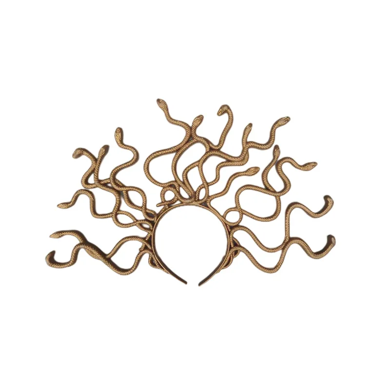 

Halloween Vintage Medusa Snake Costume Headband Cosplay Gras Dress-up Headpiece Carnival Mardi Gras Masquerade Party Supplies