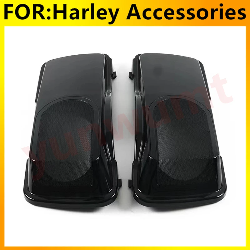 

Black 6x9 Speaker Saddlebag lids for Harley touring 1993 - 2013