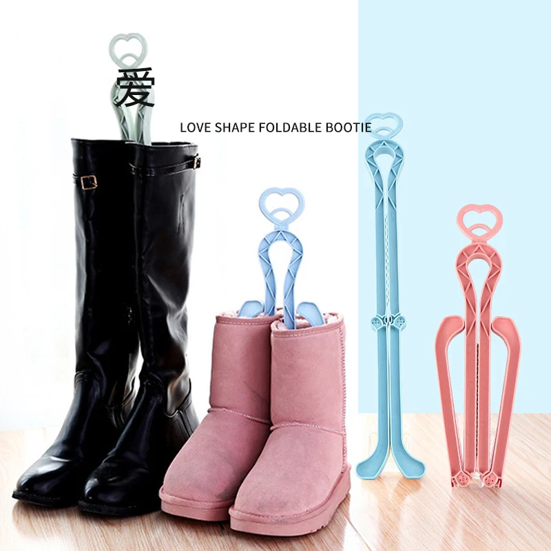 

Folding Adjustable Plastic Shoe Trees Shaper Stretcher Boots Supporter Shaft Keepers Holder Organizer Storage Hanger Accessories