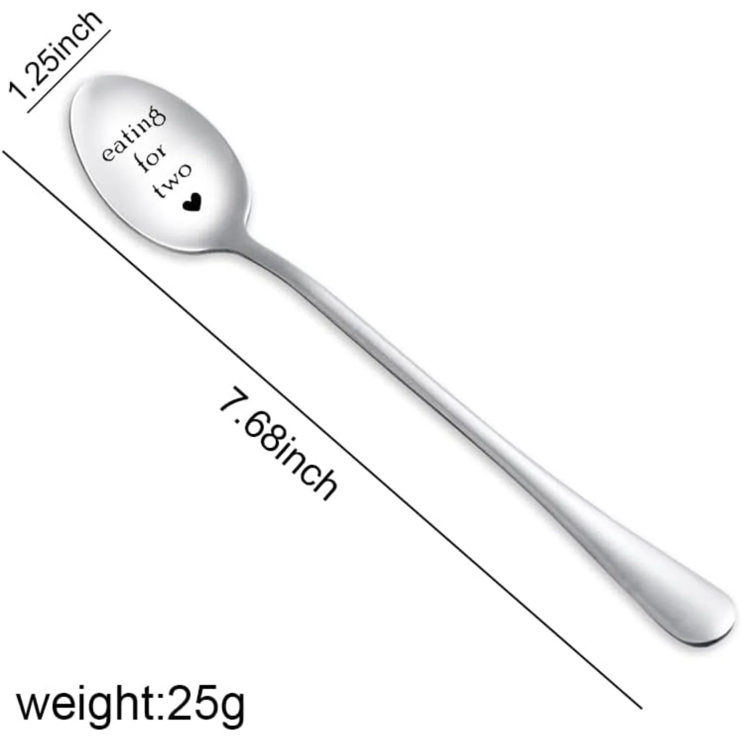 Day Birthday Gifts Spoon for New Pregnant Mom Mama Women After Birth Daughter Sister BFF Pregnancy Wife Gir