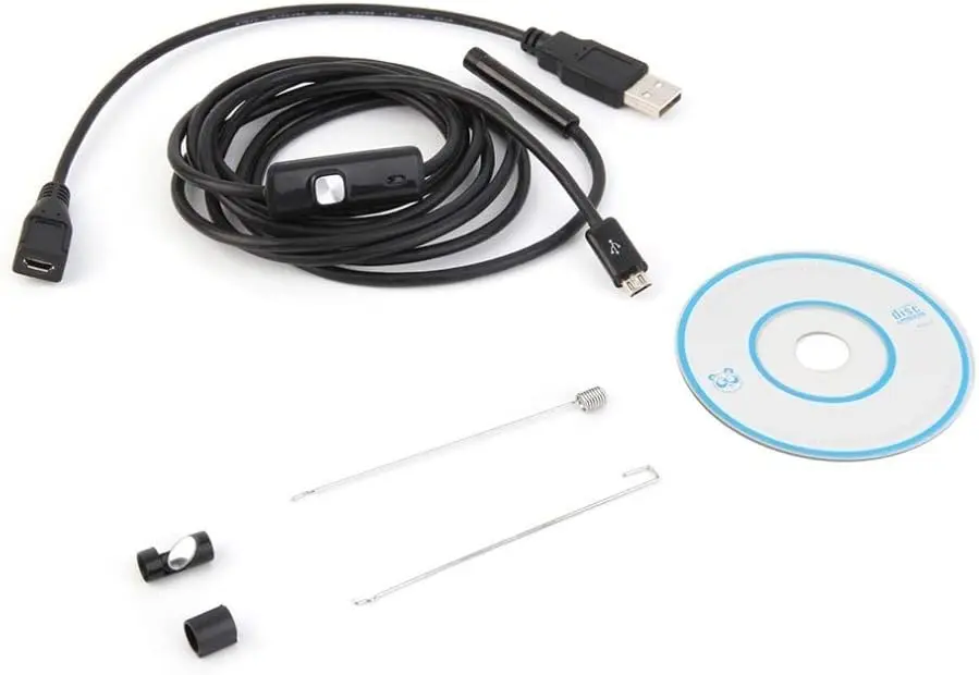 

2023 new Mini Câmera Sonda Inspeção Endoscópica Carro 5 Metros Android