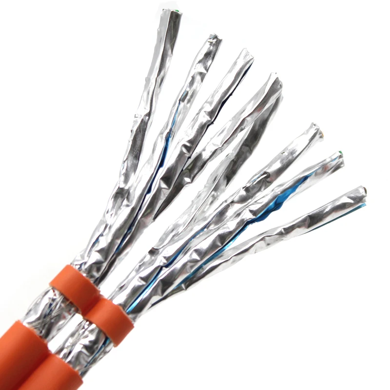 Cat7 Lan-кабель 23awg 0 58 мм SFTP Модульный штекер Sftp 500 м Ethernet Интернет-кабель