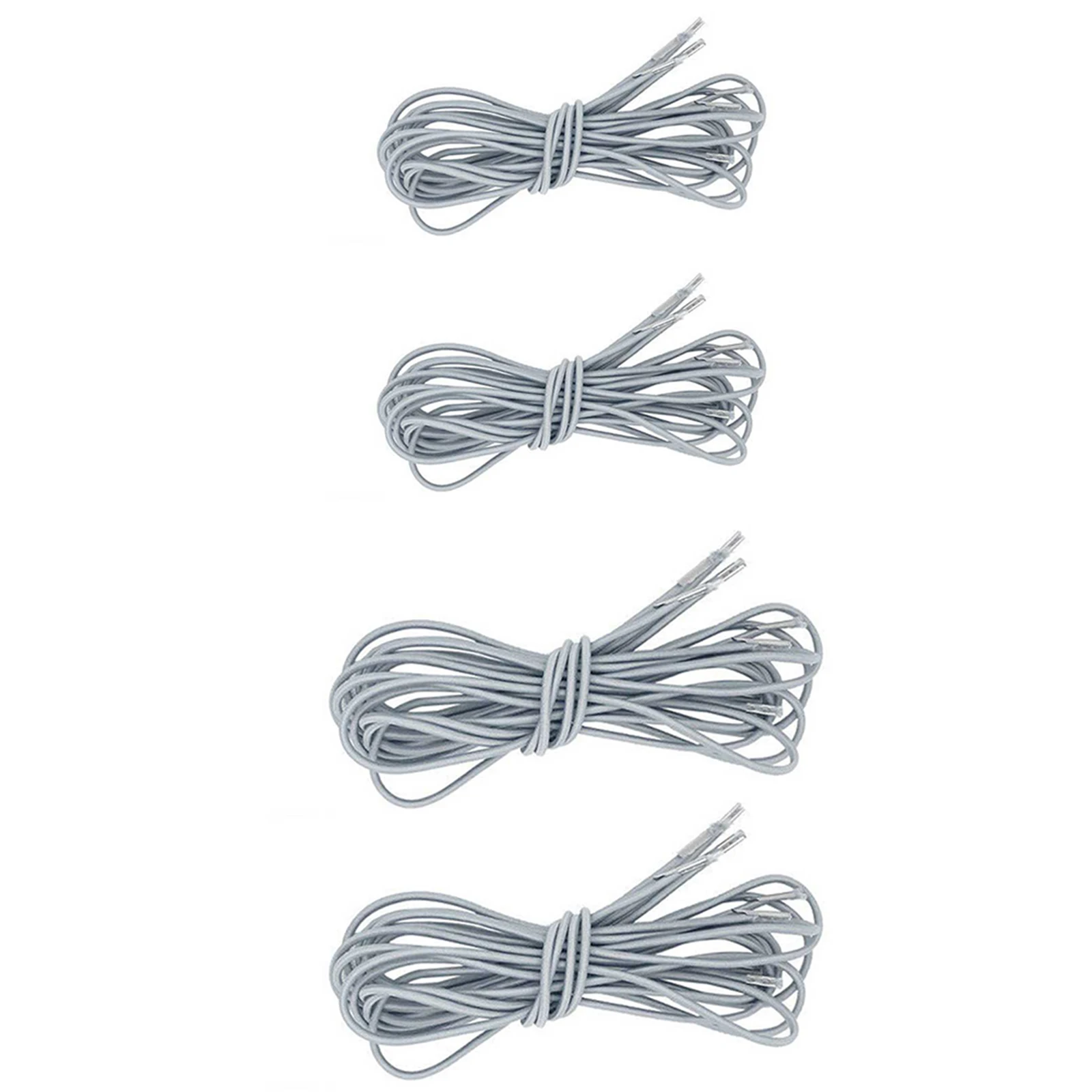 

4x Ropes Elastic Cord W/MetalHead For Recliner Chairs Garden Sun Lounger Chair Courtyard And Garden Furniture