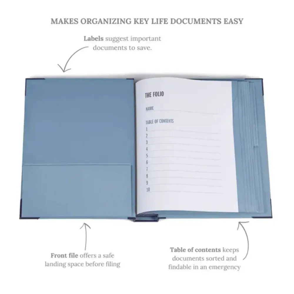 В футляре I Go Missing Binder Manila Карманная папка Большая вместительная сумка для