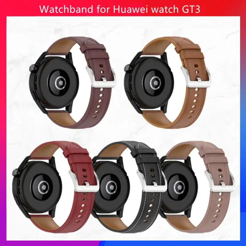 

Ремешок кожаный для смарт-часов Huawei Watch GT 3 2022, 22 мм