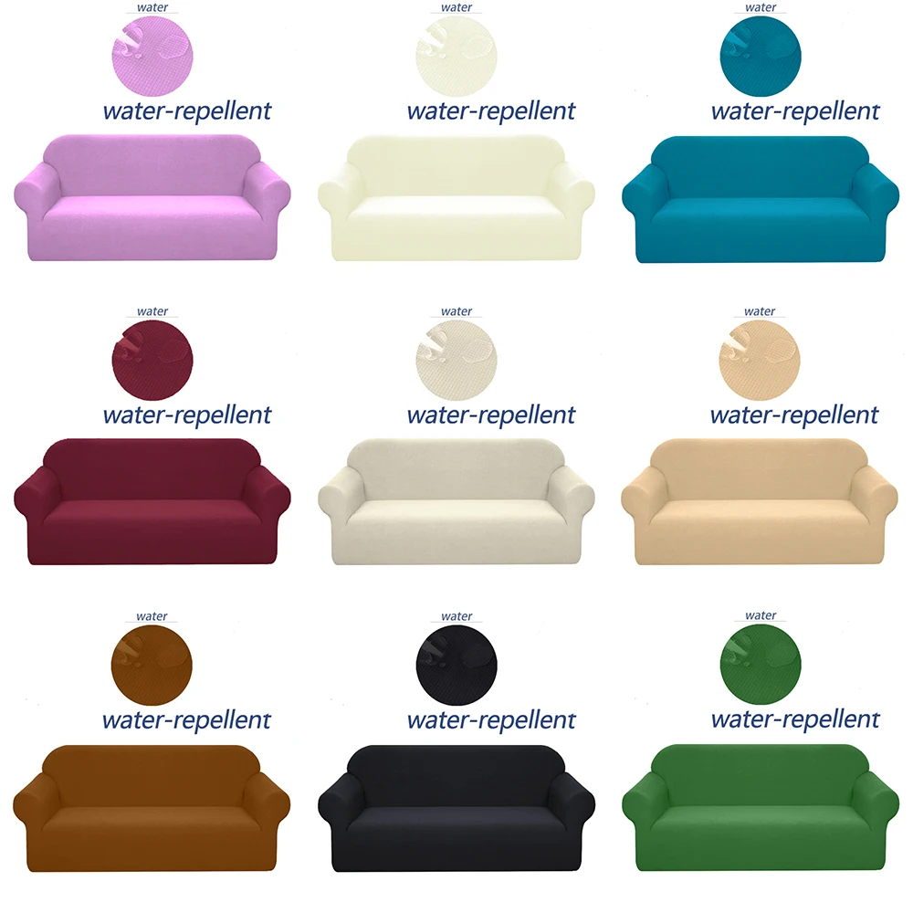 Waterproof sofa seat cover Cushion cover L shape 4-seater covers for plush corner sofa bed couch
