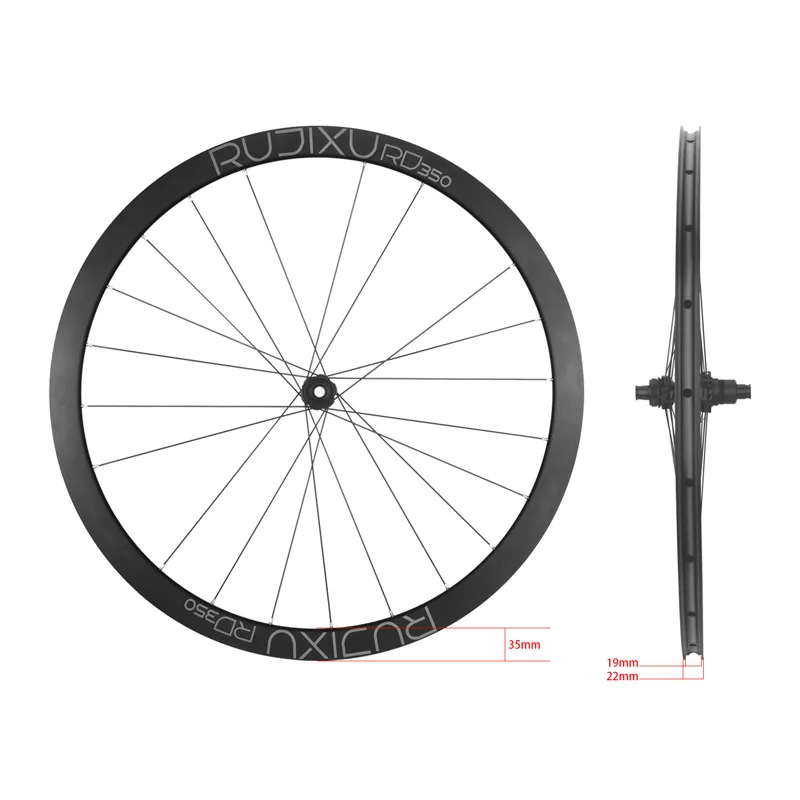 RUJIXU 6-лопастной клинчер для шоссейного велосипеда/Бескамерный дисковый тормоз