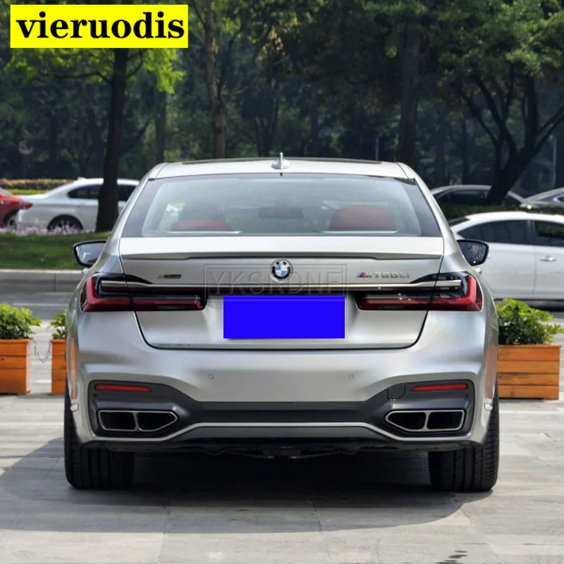 

For 2018 2019 2020 BMW G11 G12 7 Series Sedan 4-Door Boot Lip Wing Spoiler Carbon Color & Black Car Rear Trunk Spoiler