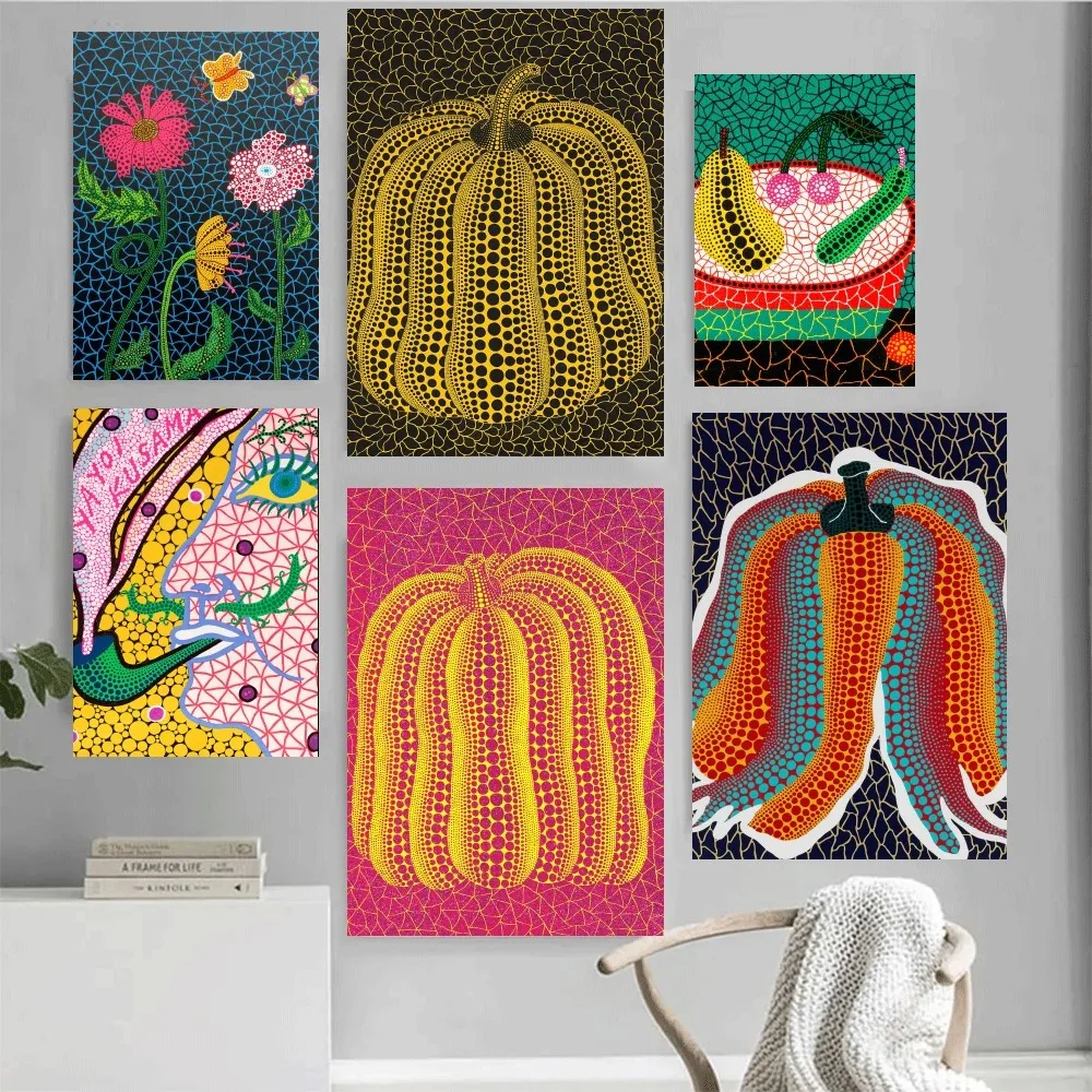 Yayoi Kusama художественный постер для дома офиса стены спальни гостиной кухни