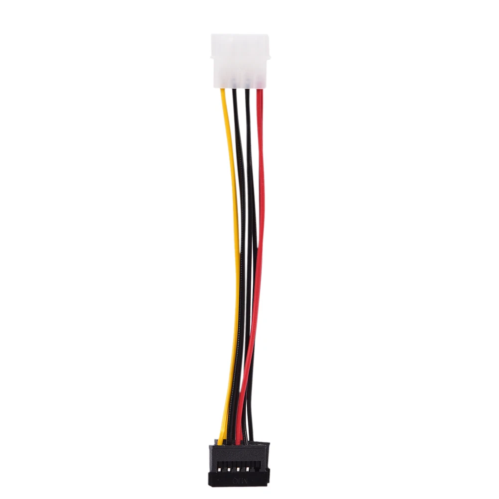 

4Pin IDE Molex To 15Pin Serial ATA SATA HDD Power Adapter Cable Y Splitter Hard Drive Power Supply Cable