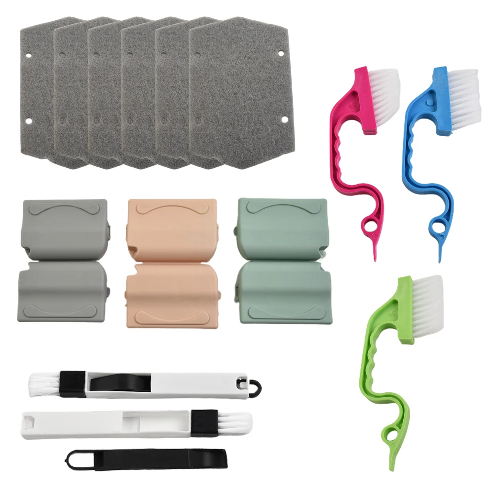 

Multifunctional 11-Piece Hand-Held Seam Cleaning Tool With Replacement Pad Brush Vacuum Cleaner Accessories