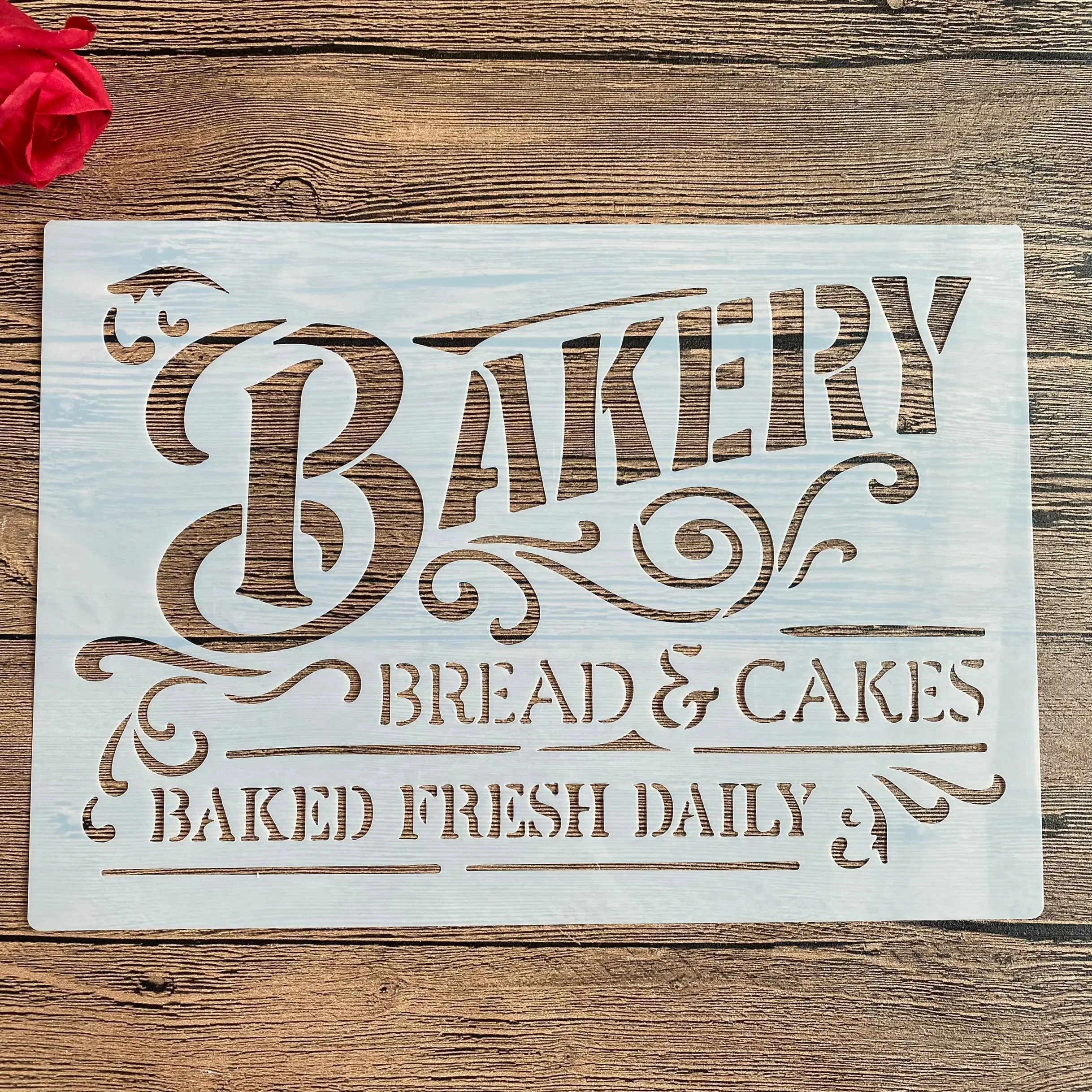 Трафареты A4 29*21 см с надписью сделай сам настенная живопись Фотокарта шаблон