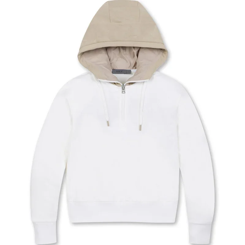 

Женский свитер с капюшоном для игры в гольф, новинка сезона осень-зима 2023, спортивный Вязаный топ для молодых людей в колледже