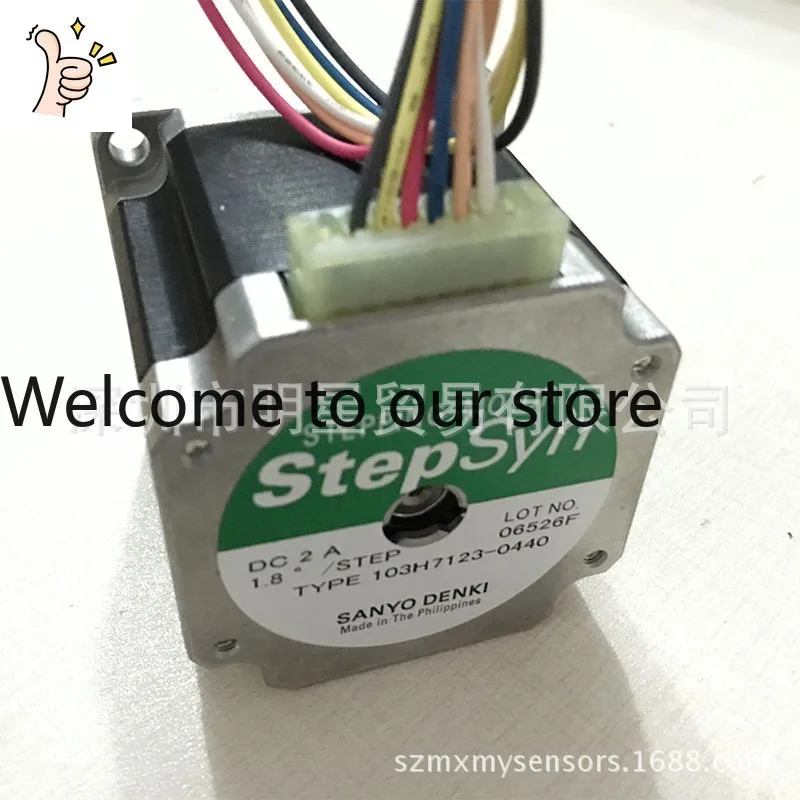 103H7126-5840 Японский шаговый двигатель Sanyo SANYO, оригинальный, подлинный, за подделку — десятикратная компенсация (art.: 3920d99294dce) - 3920d99294dce