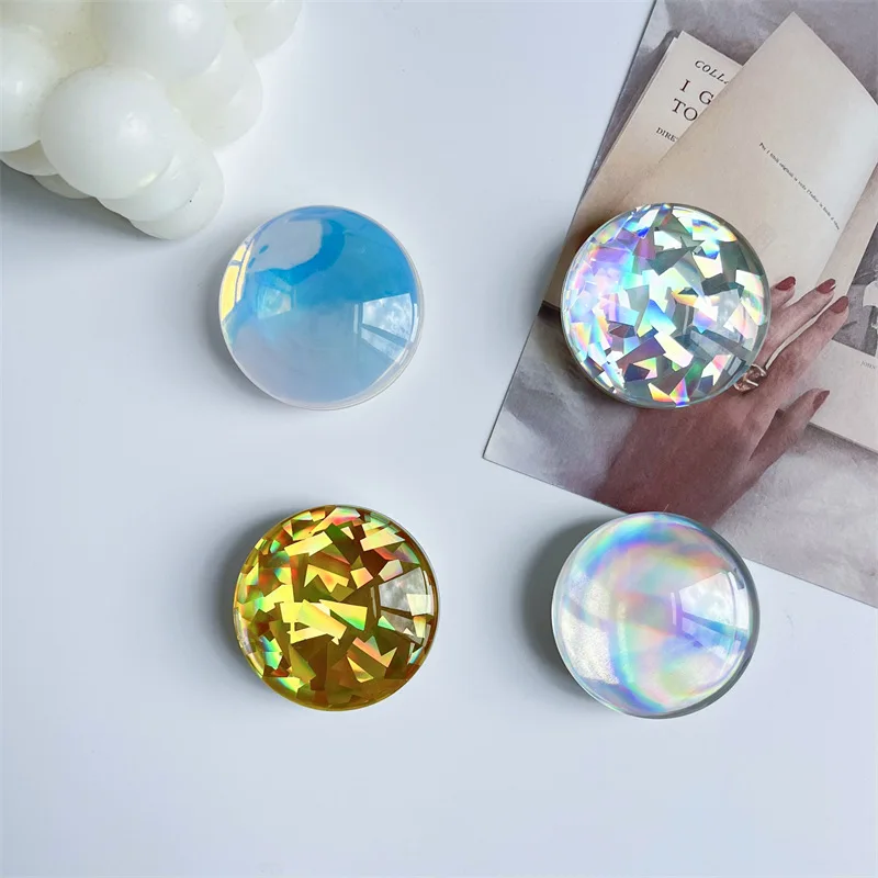 Круглый держатель для телефона с хрустальным шариком iPhone Samsung Xiaomi Huawei