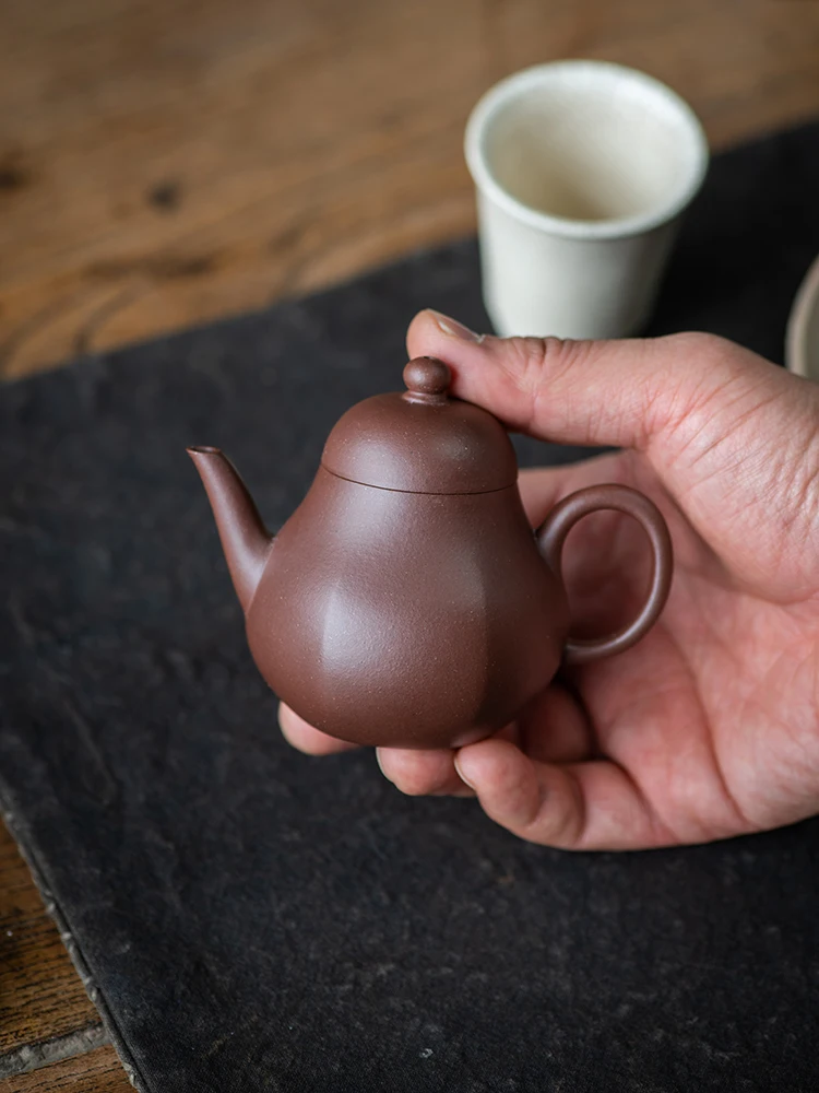 Аутентичный фиолетовый глиняный горшок Yixing оригинальный с внутренним