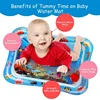 36 Designs Baby Kids Water Play Mat Inflatable PVC Infant Tummy Time Playmat Toddler Water Pad For Baby Fun Activity Play Center 3