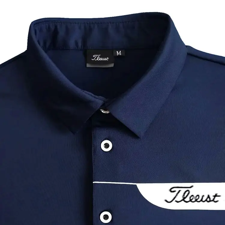 Men's Golf Clothing Outdoor Sports Golf Shirts Sweat-wicking Quick-drying Breathable Golf Polo Shirt Top Short-sleeved T-shirt