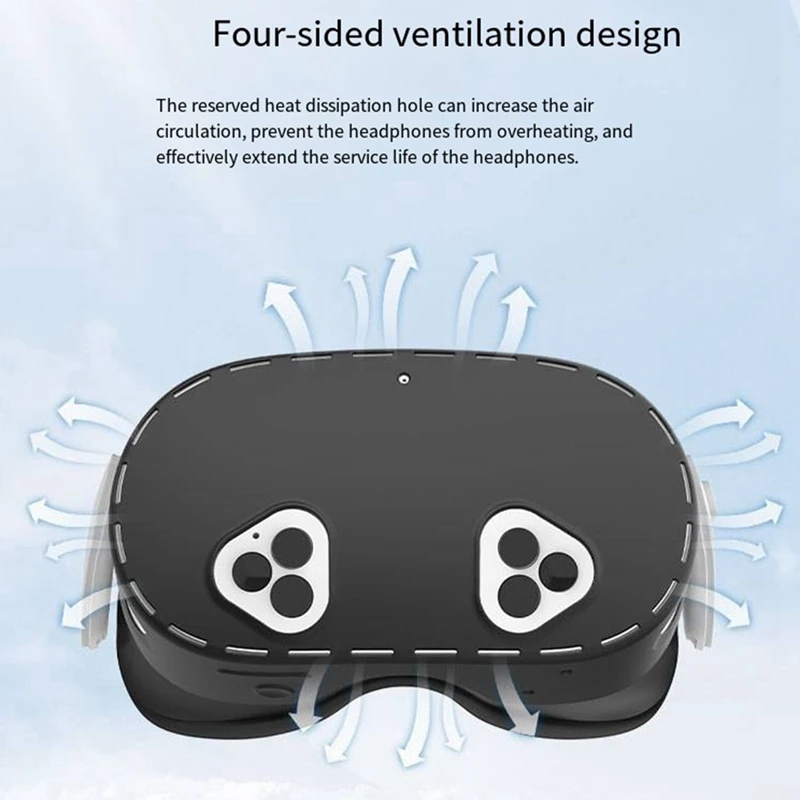 Helmet Cover For Meta Quest3s Host Set Anti-Fall Anti-Wear &amp Anti-Scratch Special Silicone Protective