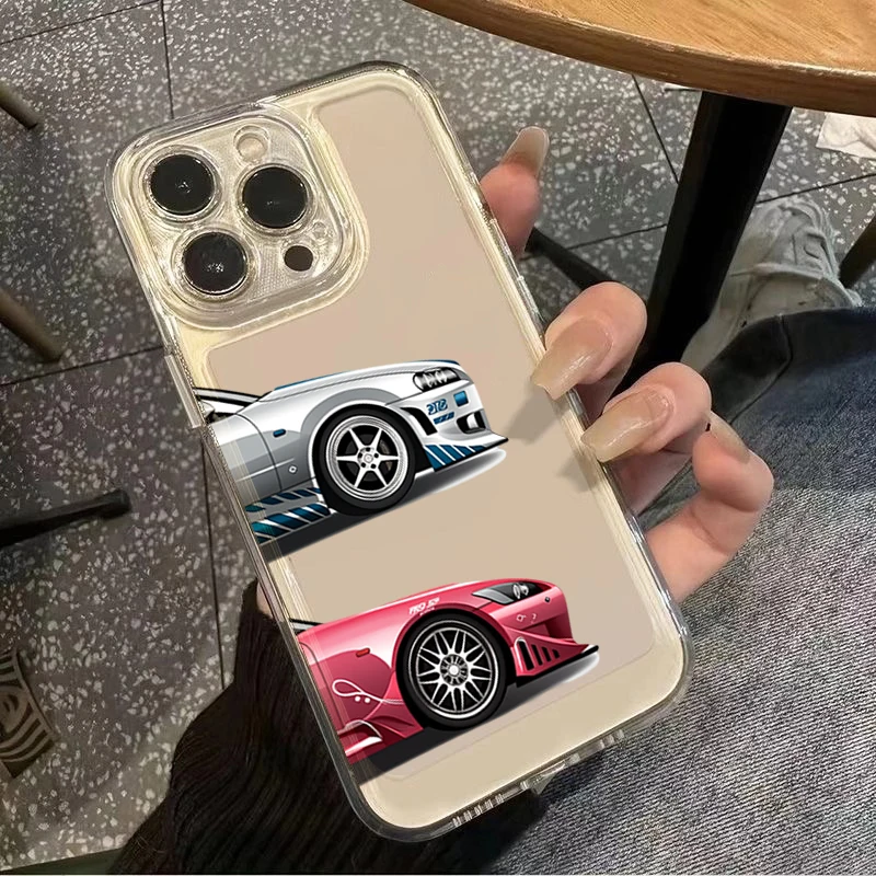 Фото Крутой чехол для телефона в виде гоночного автомобиля для Samsung Galaxy S26 Plus S25 Ultra S24 A57 A37 A17 5G A56 A16 A36 A54 A55 S25 FE S23 S22 S21 №3