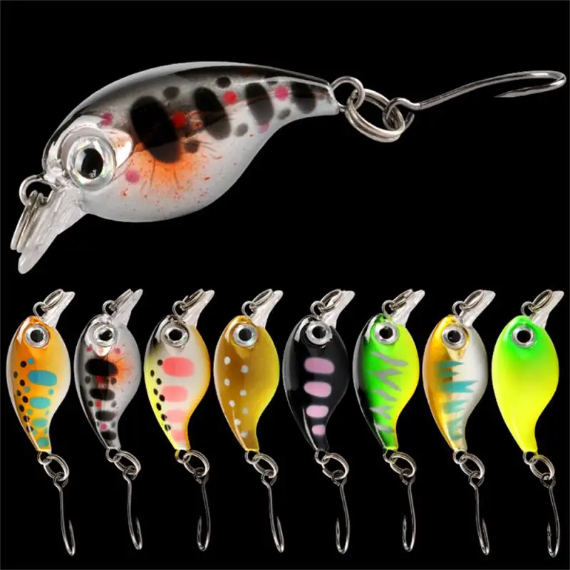 

2.1g Bionic Bait Built-in Steel Ball Mino Fat Fishing Lures Hook Sharp Floating Fishing Accessories Fake Bait Lifelike Fisheye