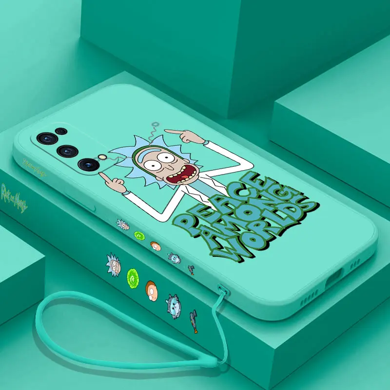 

Funny Cartoon Phone Case For OPPO Realme 8 7 7i 6i 6 Pro C1 C11 C12 C15 C20 C21Y C25 C25S RENO 4 4G FIND X3 LITE with Hand Strap