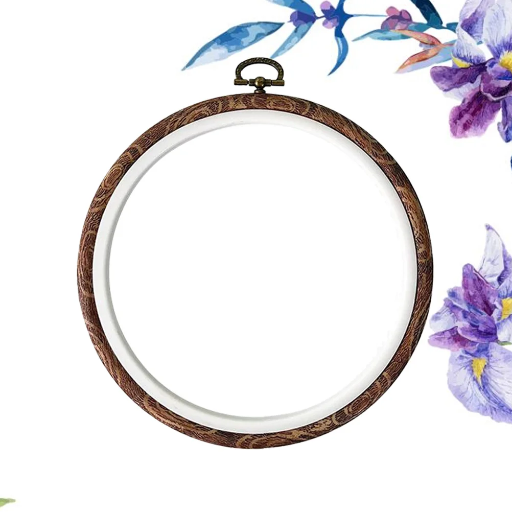 

Embroidery Hoop Wooden Craft Hoops Diy Circle Cross Frame Ring Tiny Mini Set Holdersewing Round