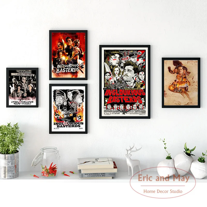 Inglourious Basterds Once Upon A Time Настенная картина на стену, ВИНТАЖНЫЙ ПЛАКАТ, декоративный домашний декор