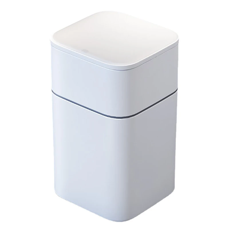 

Cover Kitchen Trash Can Handle Automatic Dispose Clean Trash Can Touchless Storage Rangement Cuisine Home Accessories OC50LL