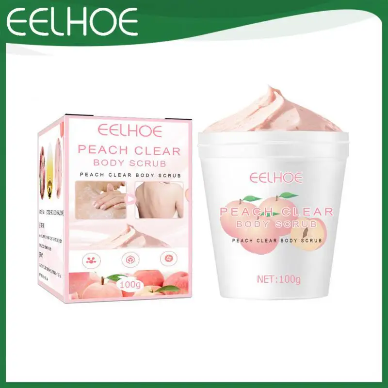 

Eelhoe honey peach скраб глубоко очищает кожу, отбеливает и отшелушивает 100 г