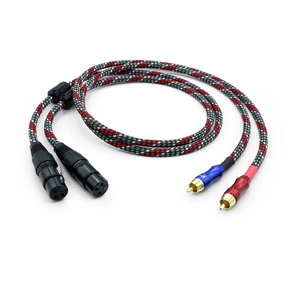 CANARE L-4E6S 5N occ copper XLR к RCA аудио интерконнекторному кабелю с разъемом NEUTRIK