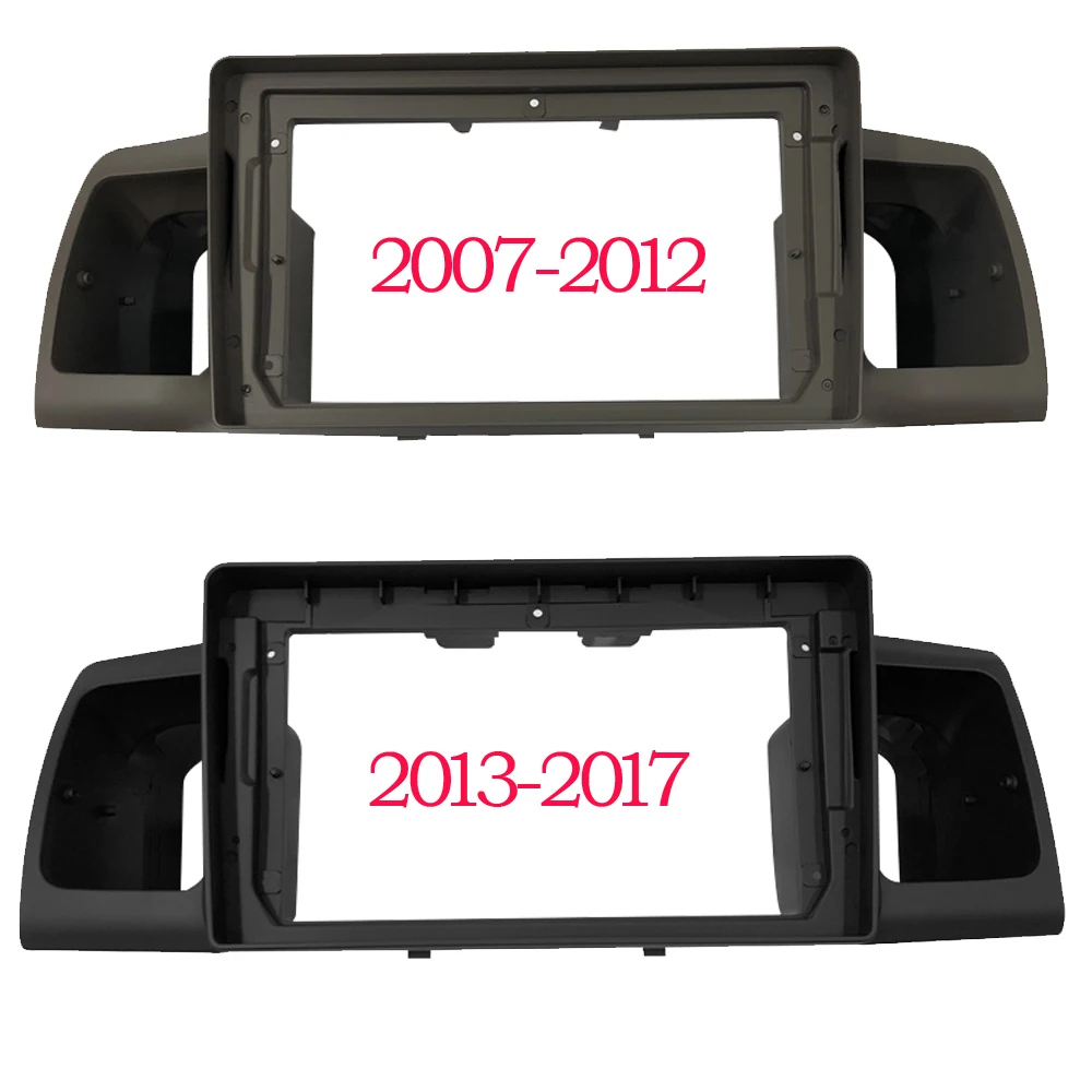 

Wholesale 4pcs 2 din Car Radio Stereo Radio GPS Plate Panel Frame Fascia For Toyota Corolla E120 Corolla EX 2007-17 Dash Kit