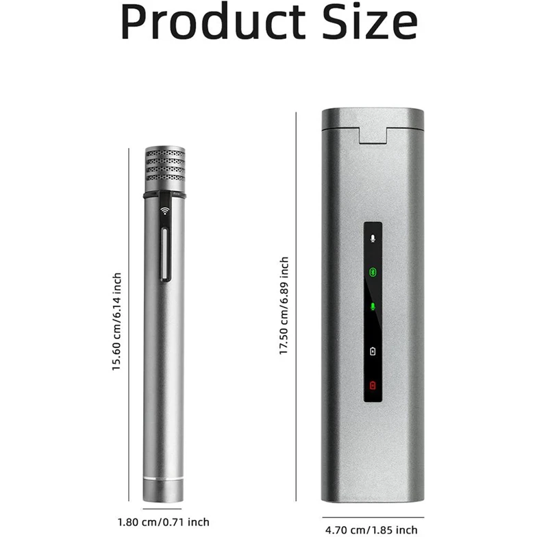 Автомобильный беспроводной микрофон черный и серебристый 5 0 Bluetooth длительный