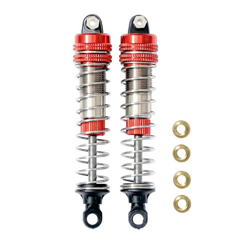 

8Pcs Metal Shock Absorbers Damper For XLF X03 X04 X-03 X-04 1/10 RC Car Truck Upgrade Parts Accessories,Red