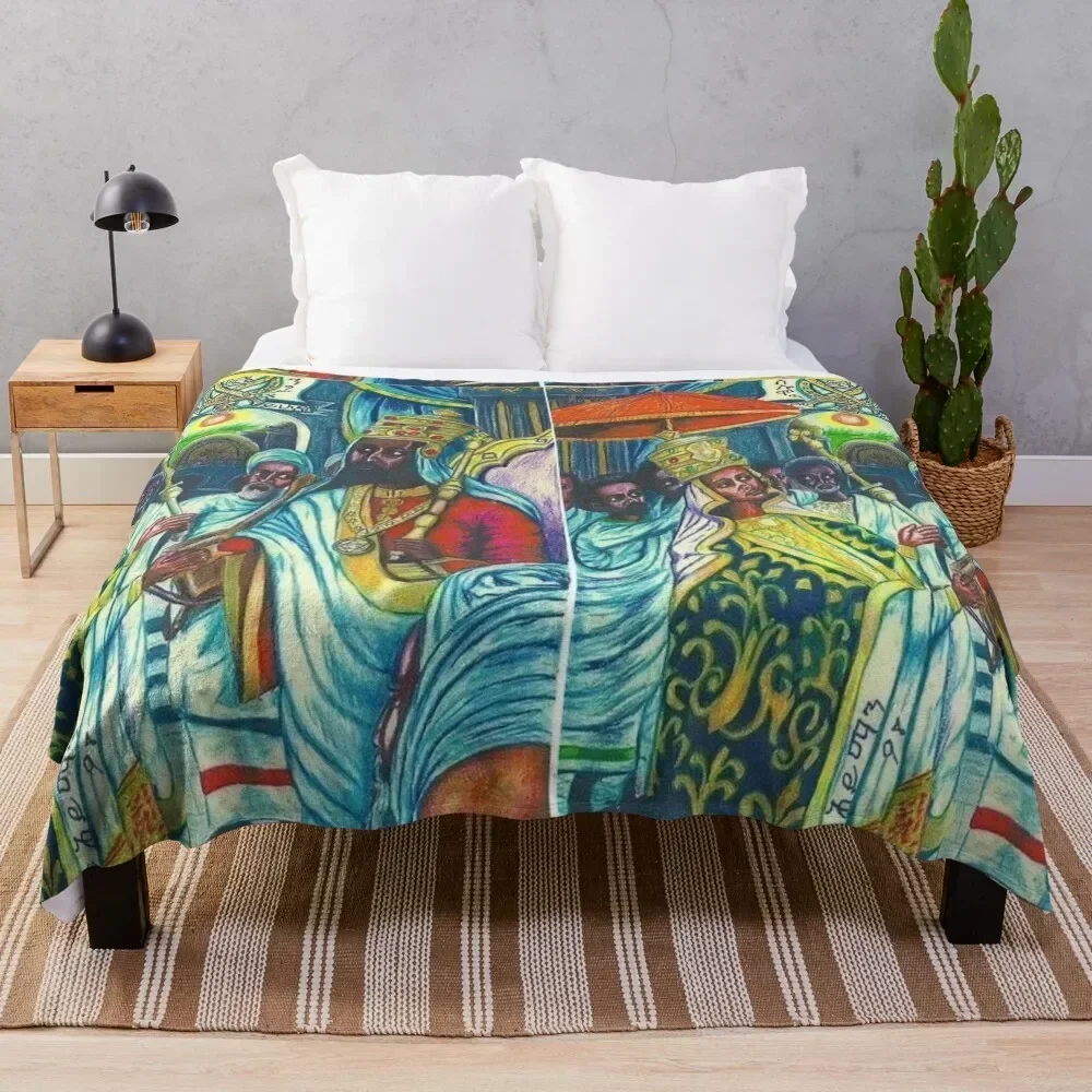 Одеяло King Solomon And Queen Sheba Дизайнерские одеяла для кемпинга