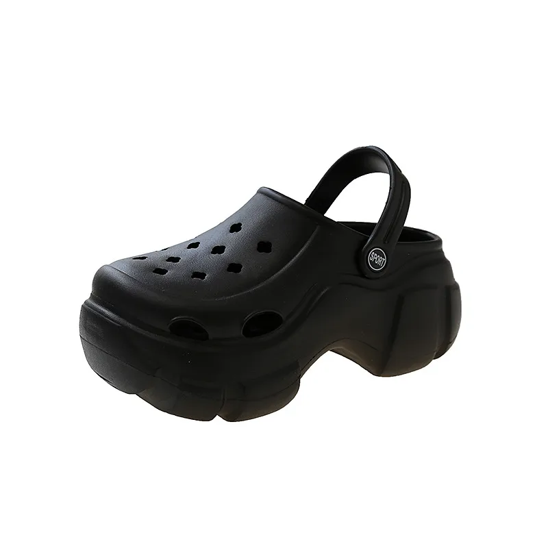 Summer Women Sandals 8cm Beach Shoes for Women Clogs Garden Slippers for Girl Platform Sandals Women Shoes Sandalias De Mujer