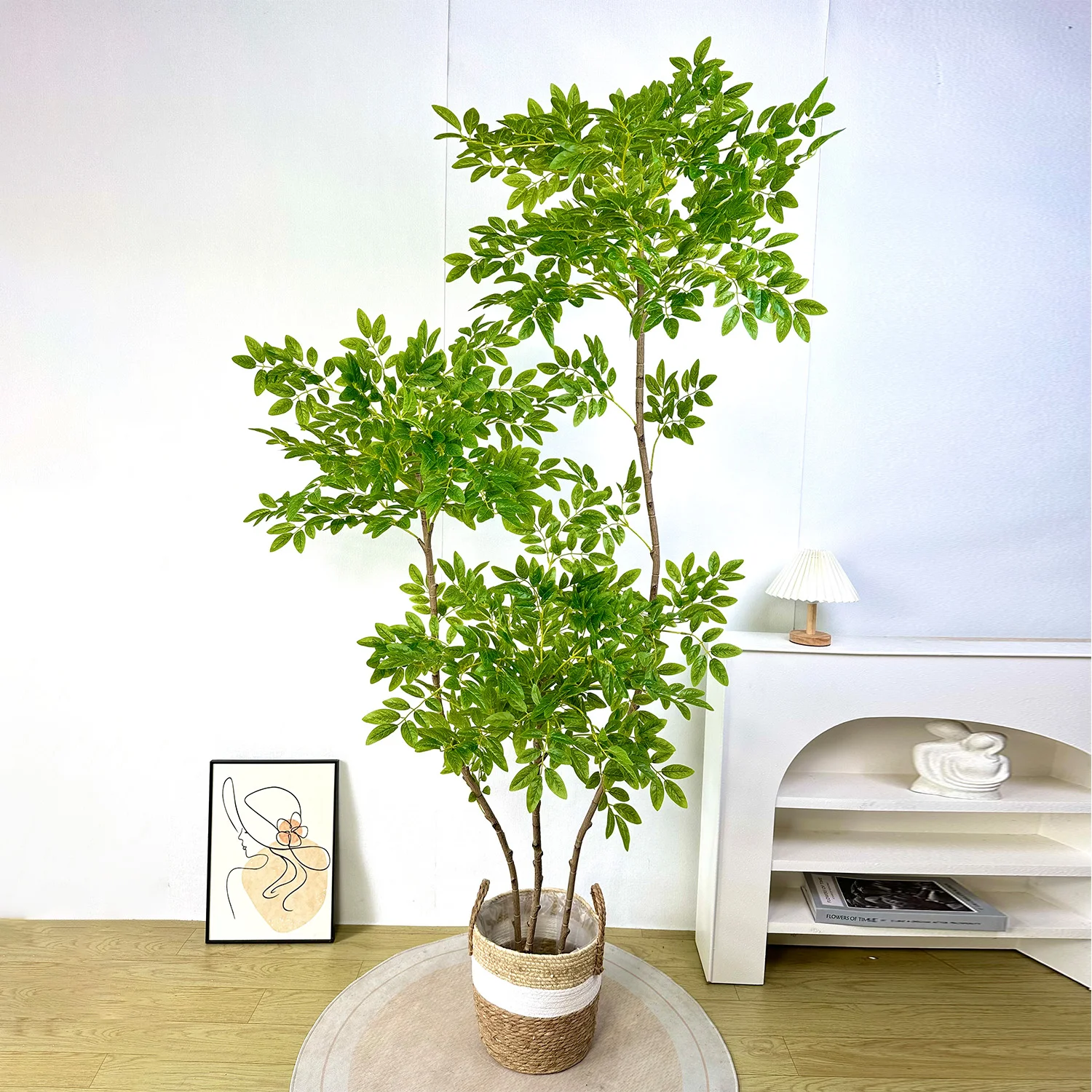 Искусственное растение фикуса 120-200 см ветки банана искусственное пластиковые