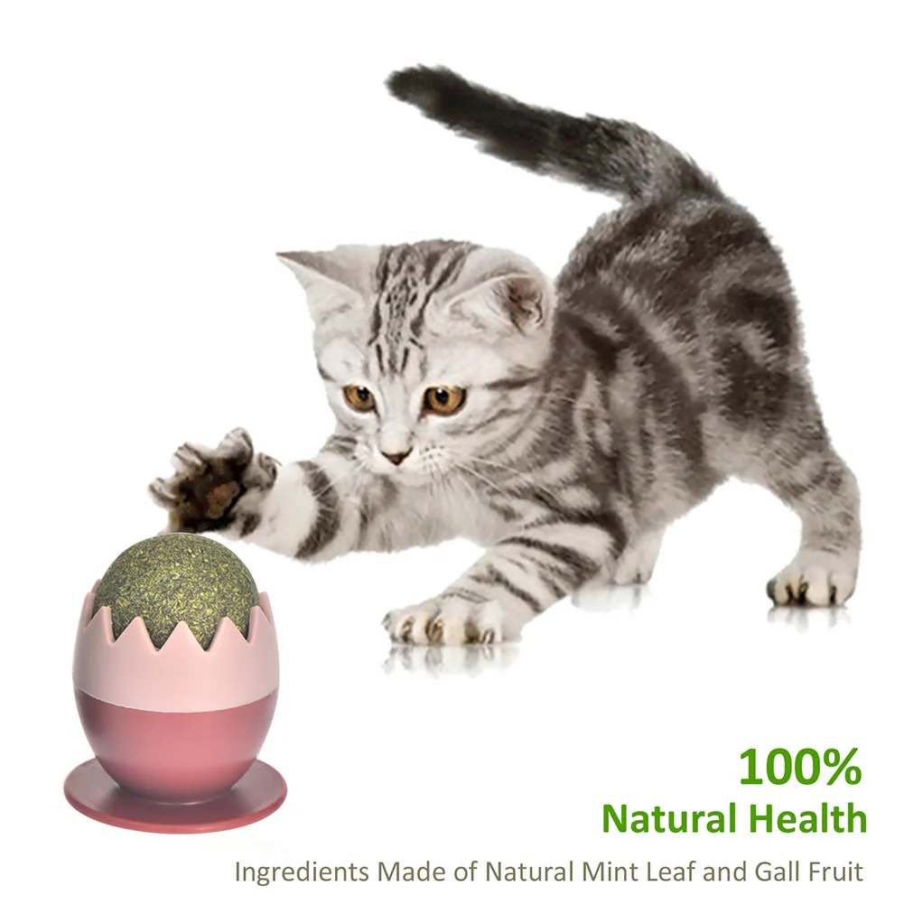 

Cat Sugar Ball Cat Sweet Snacks Licking Solid Nutrition Cat Treats Energy Ball Toy With Natural Catnip And Sucker For Cats