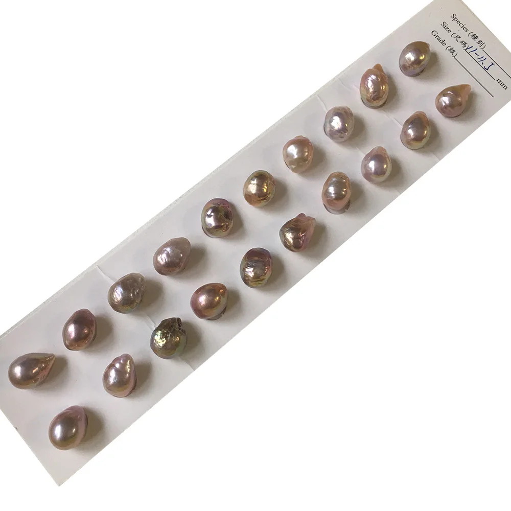 

free shipping,earring IN paired 2 pcs DIY pearl beads,11-12 mm KASUMI baroque pearl,100% nature freshwater pearl,HALF hole