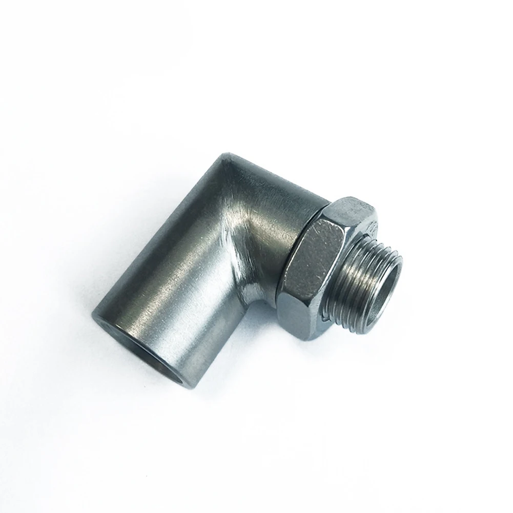 

Accessories O2 Oxygen Sensor Extender 90° Auto Parts Exhaust Pipes Iron Modified Joints Short Extension Joints