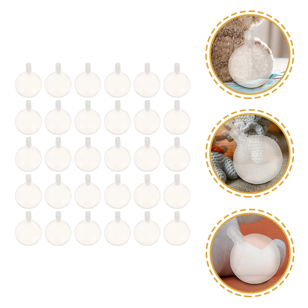 

40 Pcs Doll Squeakers Baby Toys Noise Makers Transparent Insert Squeakers